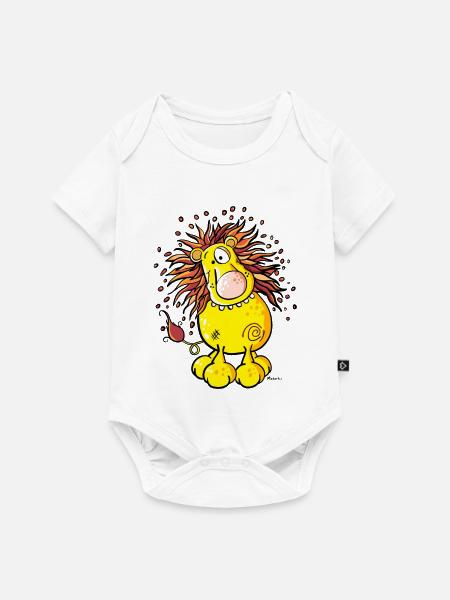 Süßer Löwe - Baby Premium Kurzarmbody - Weiß