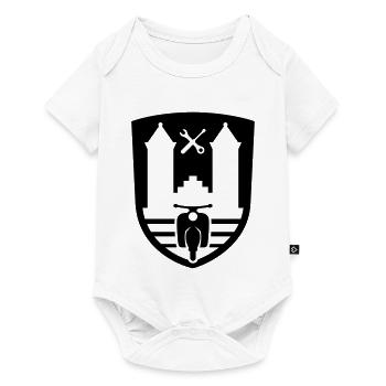 Mopedsport Wappen / Logo / Emblem - Body à manches courtes Premium Bébé - blanc - Devant