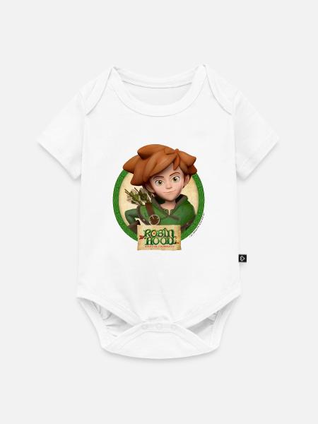 Robin Hood Schlitzohr Von Sherwood Lächelnd - Baby Premium Kurzarmbody - Weiß