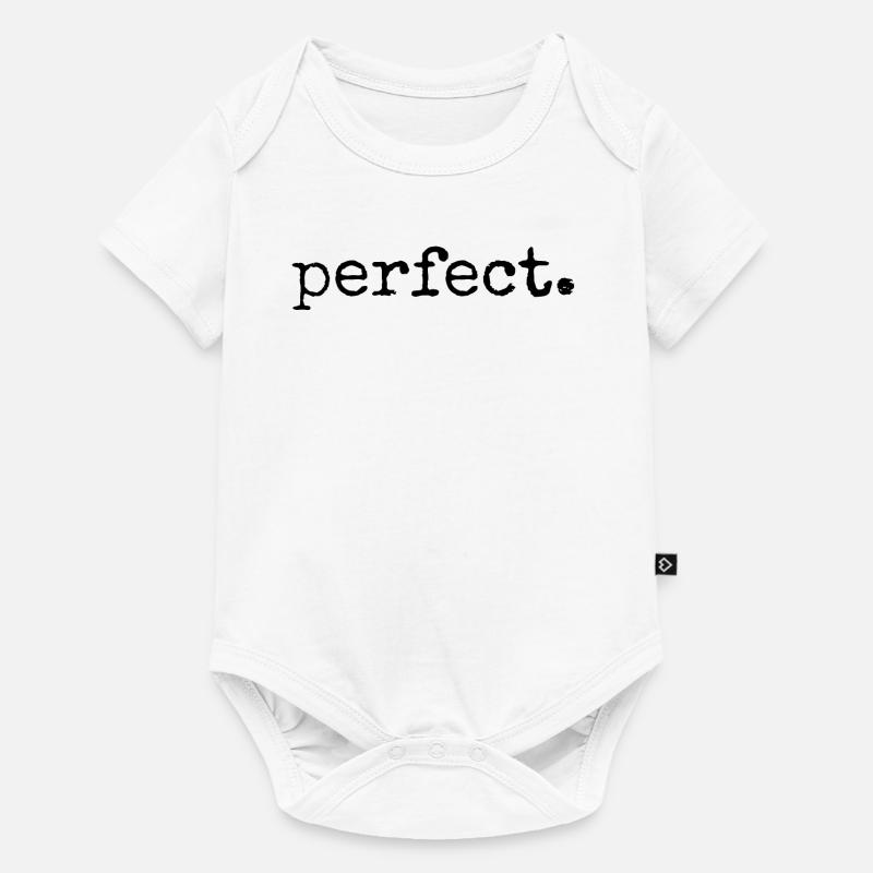 perfekt - Baby Premium Kurzarmbody - Weiß