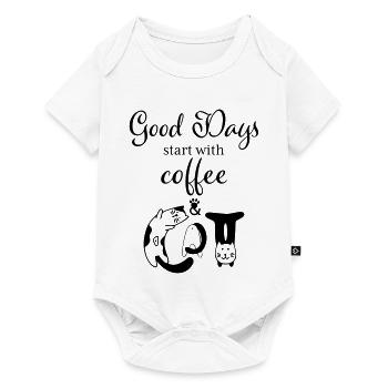 Cat lover - Baby Premium short-sleeve bodysuit - white - Front