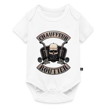 Chauffeur routier - Body à manches courtes Premium Bébé - blanc - Devant