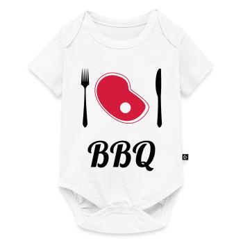 BBQ - Barbecue - Grill - Body à manches courtes Premium Bébé - blanc - Devant
