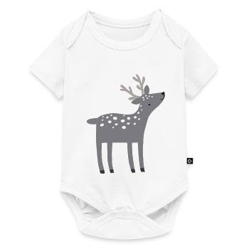Renne Hirsch - Body à manches courtes Premium Bébé - blanc - Devant