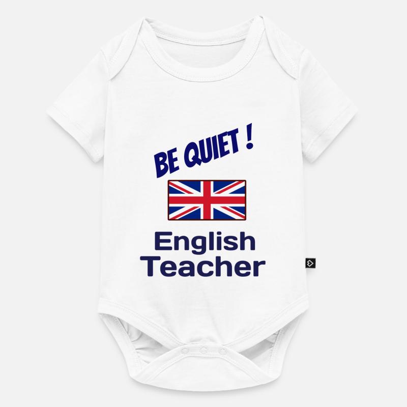Idée cadeau prof d'anglais - Body à manches courtes Premium Bébé - blanc