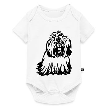 Shih-Tzu - Body à manches courtes Premium Bébé - blanc - Devant