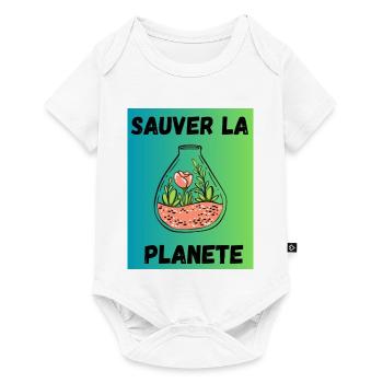 SPRING. GARDENING. RETIREMENT. SPRING. GARDEN. - Baby Premium short-sleeve bodysuit - white - Front