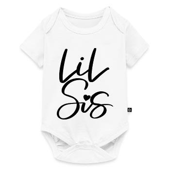 Lil Sis - Baby Premium Kurzarmbody - Weiß - Vorne