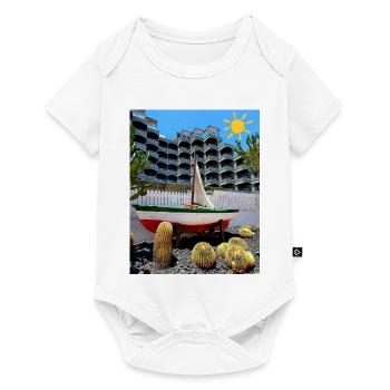 EC Holidays I Travel I Gran Canaria I Boat I Spain - Baby Premium short-sleeve bodysuit - white - Front
