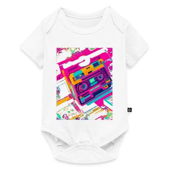 80s Music - Baby Premium short-sleeve bodysuit - white - Front