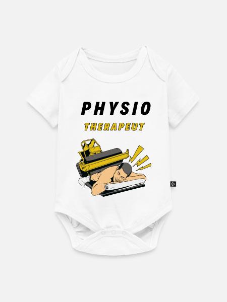 Physiotherapeut - Baby Premium Kurzarmbody - Weiß