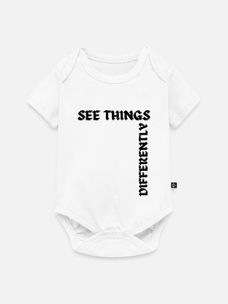 See things differently - Baby Premium Kurzarmbody - Weiß