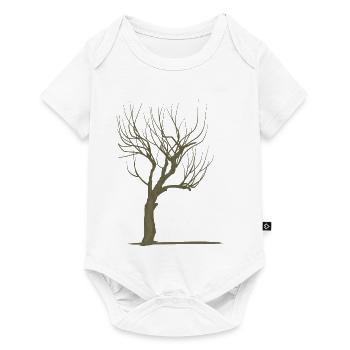 Tree without leaves - modificated - Baby Premium short-sleeve bodysuit - white - Front