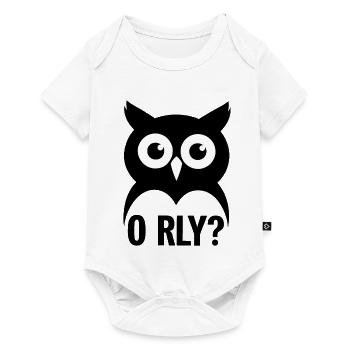O RLY? Owl - Baby Premium short-sleeve bodysuit - white - Front