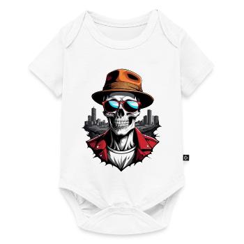 Cool Skull - Baby Premium short-sleeve bodysuit - white - Front