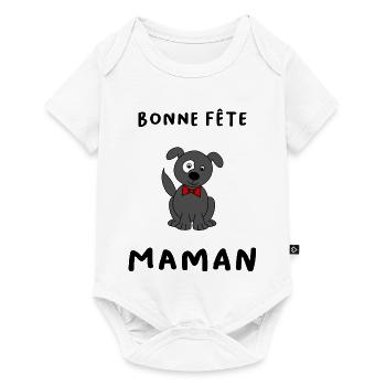 MOTHER'S DAY. HAPPY MOTHER'S DAY. MOM - Baby Premium short-sleeve bodysuit - white - Front