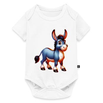 Donkey Mule - Baby Premium short-sleeve bodysuit - white - Front