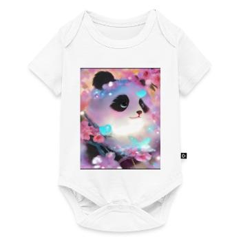 Panda Picture - Baby Premium short-sleeve bodysuit - white - Front