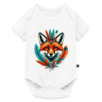 American Indian Fox American Redskin - Baby Premium short-sleeve bodysuit - white - Front
