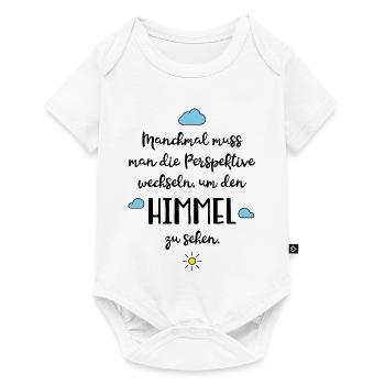 Positive Sprüche - Baby Premium Kurzarmbody - Weiß - Vorne