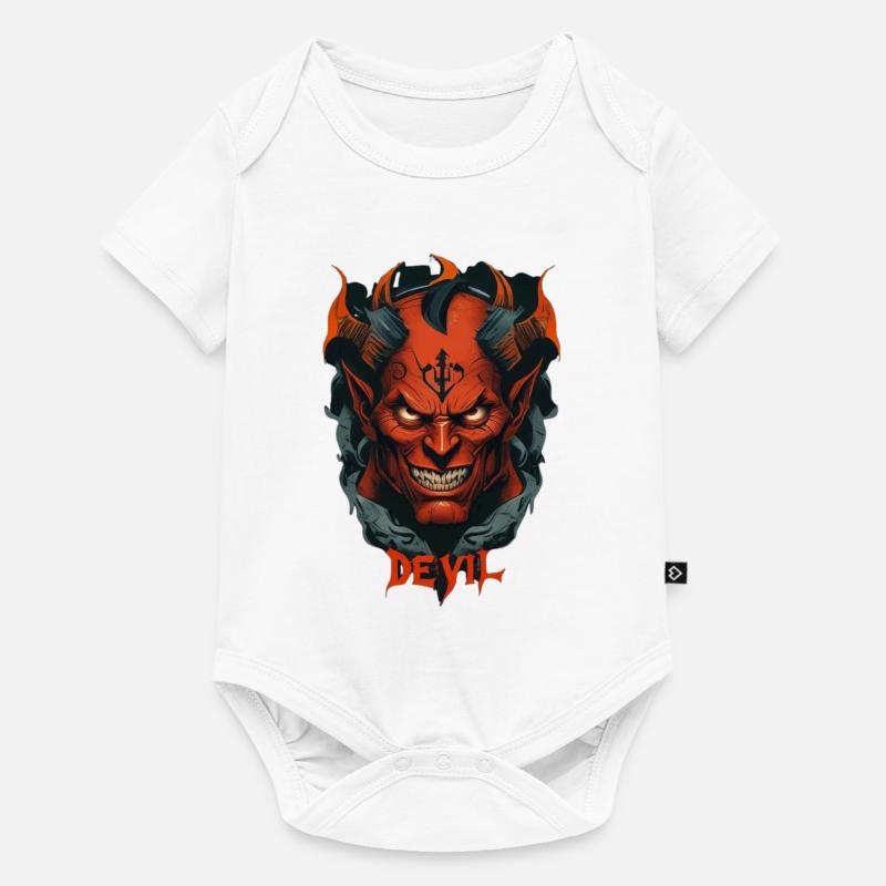 Devil - Body à manches courtes Premium Bébé - blanc