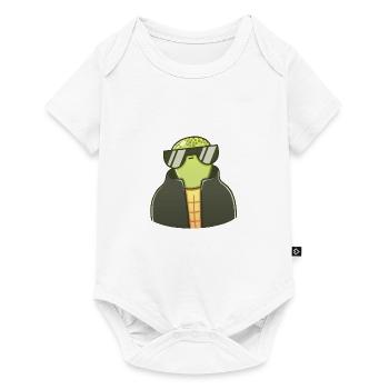 Calm Turtle - Baby Premium short-sleeve bodysuit - white - Front