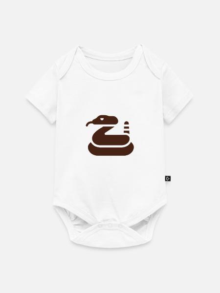Erstaunliche Klapperschlange - Baby Premium Kurzarmbody - Weiß
