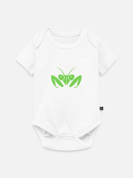 Faszinierende Gottesanbeterin - Baby Premium Kurzarmbody - Weiß