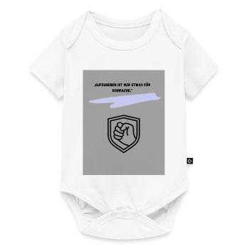 Symbole motivant de la pression de protection - Body à manches courtes Premium Bébé - blanc - Devant