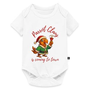 Perroquet Claus - Body à manches courtes Premium Bébé - blanc - Devant