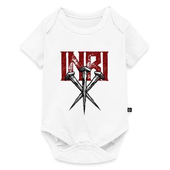 INRI Les Clous de la Crucifixion - Body à manches courtes Premium Bébé - blanc - Devant