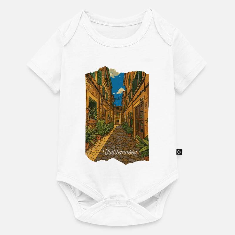 Valldemossa - Mallorca - Baby Premium short-sleeve bodysuit - white