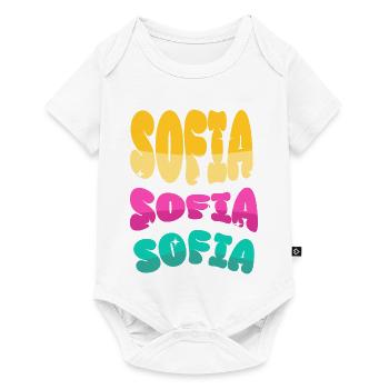 Sofia - Baby Premium short-sleeve bodysuit - white - Front