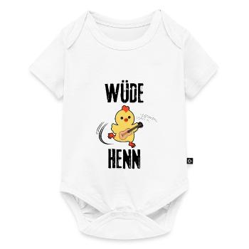 Wüde Henn - Hen night - Junggessellinen Party - Baby Premium Kurzarmbody - Weiß - Vorne