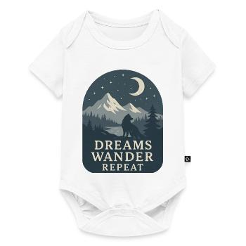 Dreams Wandering Repeat - Baby Premium short-sleeve bodysuit - white - Front