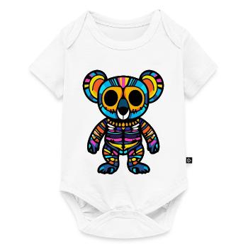 Koala Halloween Zombie - Body à manches courtes Premium Bébé - blanc - Devant