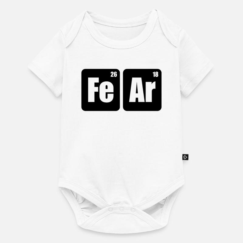 Peur - Body à manches courtes Premium Bébé - blanc