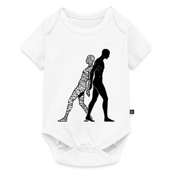 Ombre et corps connecté momie - Body à manches courtes Premium Bébé - blanc - Devant