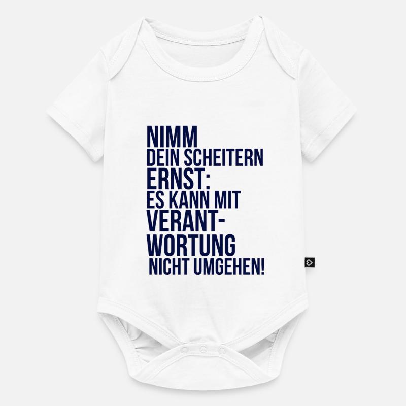 about going wild: Take your failure seriously - Baby Premium short-sleeve bodysuit - white