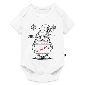 Christmas Gnome - Baby Premium short-sleeve bodysuit - white - Front
