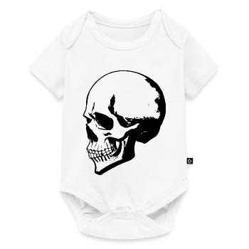 Skull - Baby Premium short-sleeve bodysuit - white - Front