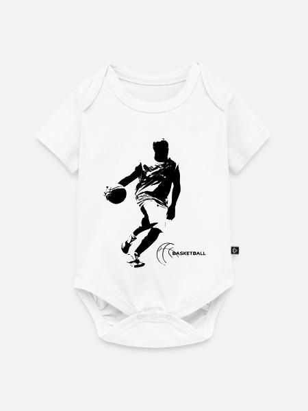Basketball - Baby Premium Kurzarmbody - Weiß