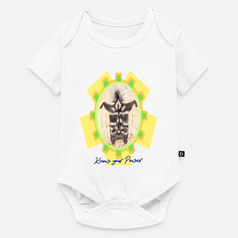 Skunk_Know_your_Power - Body à manches courtes Premium Bébé - blanc