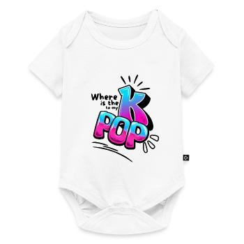 Where is the K - Baby Premium short-sleeve bodysuit - white - Front