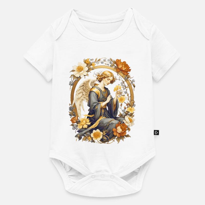 Angel - Baby Premium short-sleeve bodysuit - white