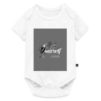 Find Yourself Monochrome Script - Baby Premium short-sleeve bodysuit - white - Front