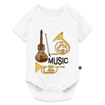 Musical instruments - Baby Premium short-sleeve bodysuit - white - Front