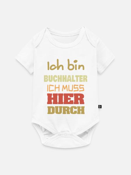 Buchhalter als Beruf - Baby Premium Kurzarmbody - Weiß