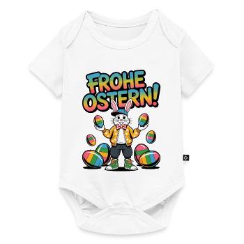 Happy Easter Bunny Colors - Baby Premium short-sleeve bodysuit - white - Front