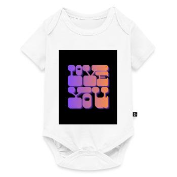 love you - Baby Premium short-sleeve bodysuit - white - Front